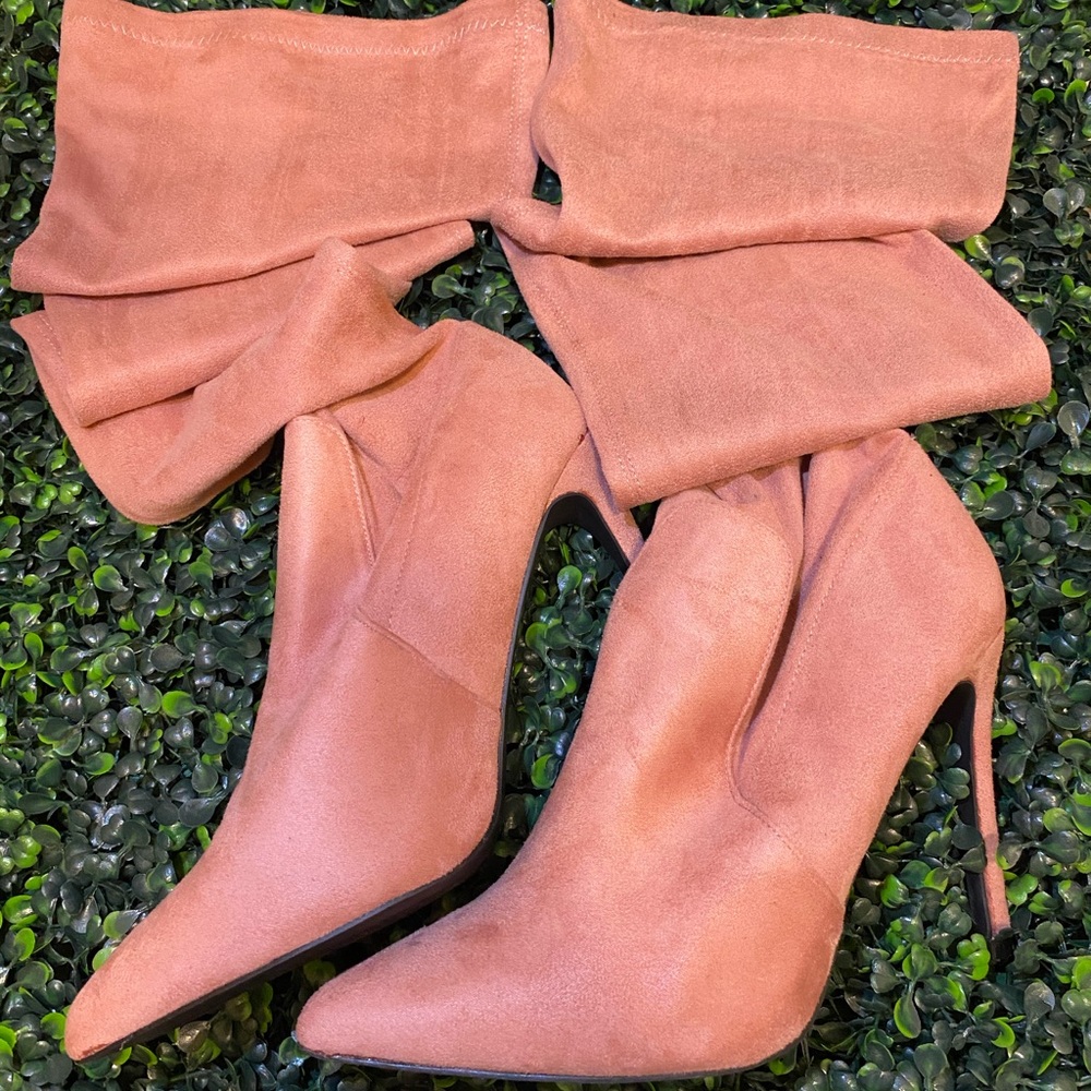 Thigh High Suede Boots